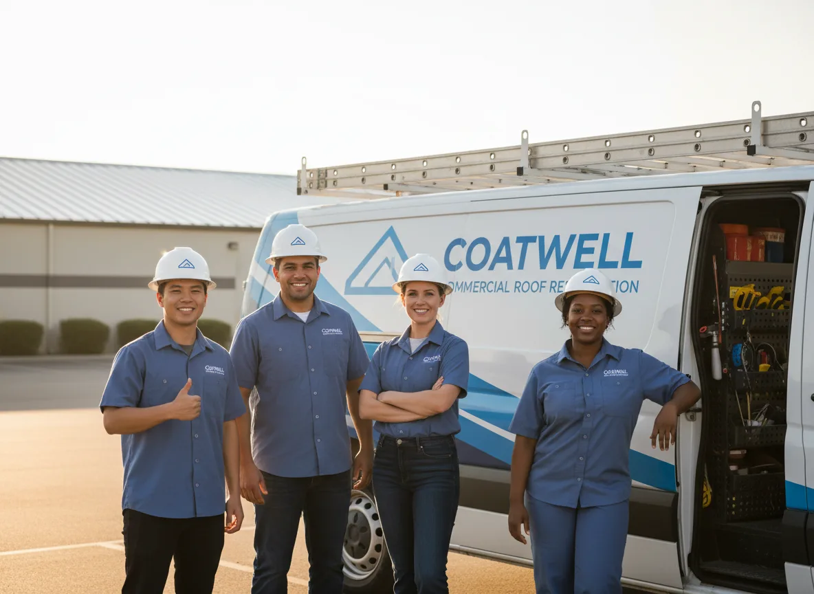 Commercial roof coating company in Cost, TX